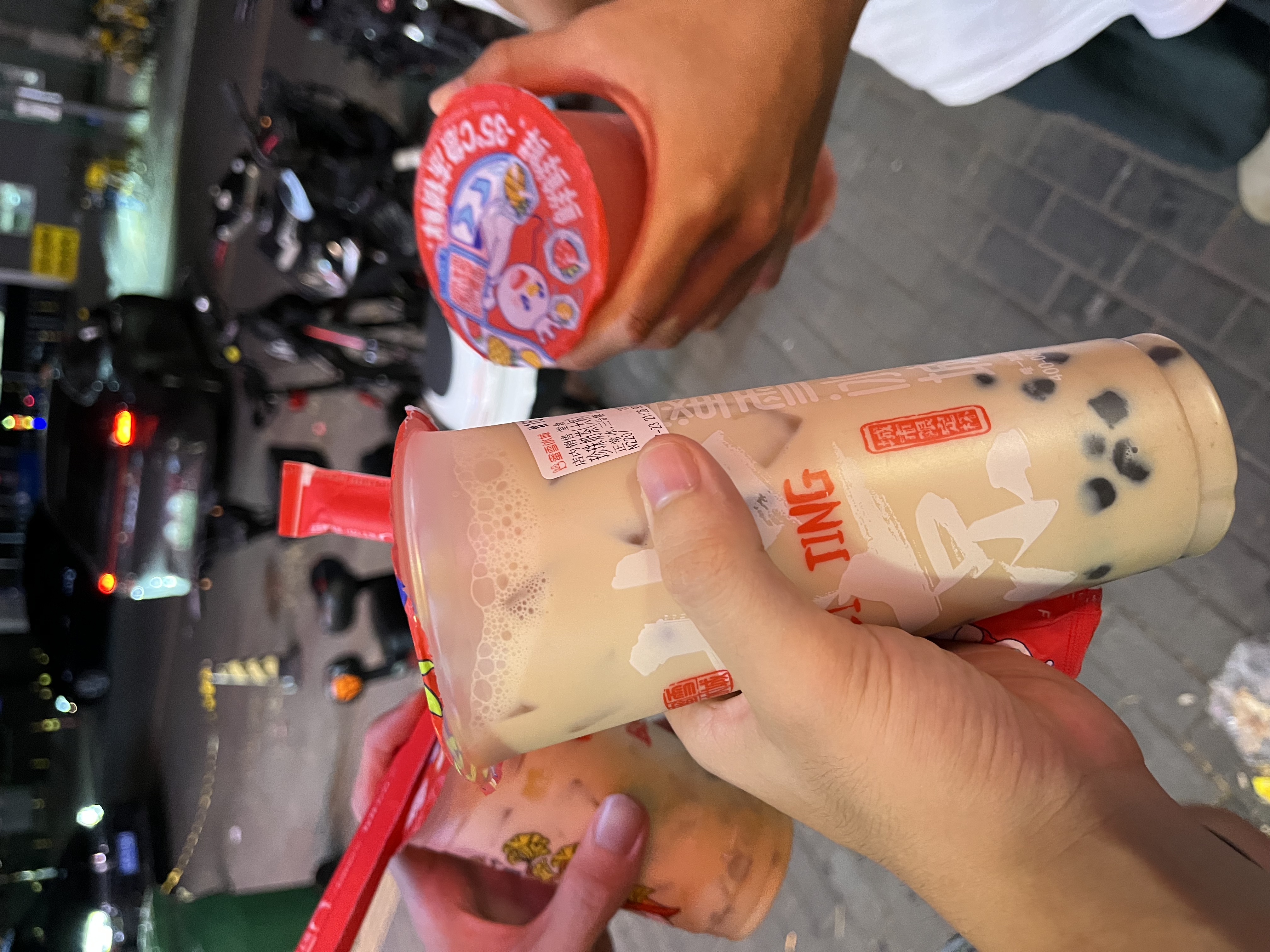 Bubble milk tea