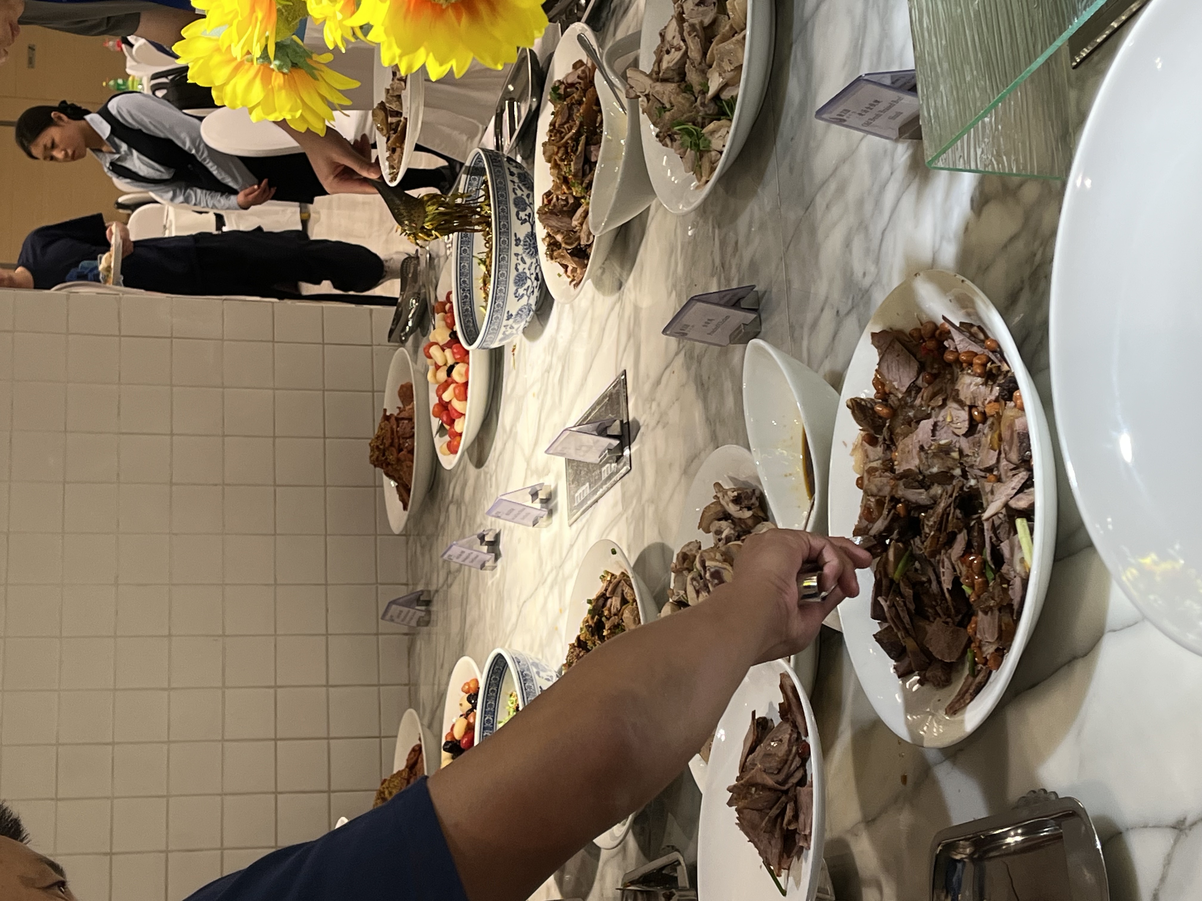 Conference buffet cold dishes