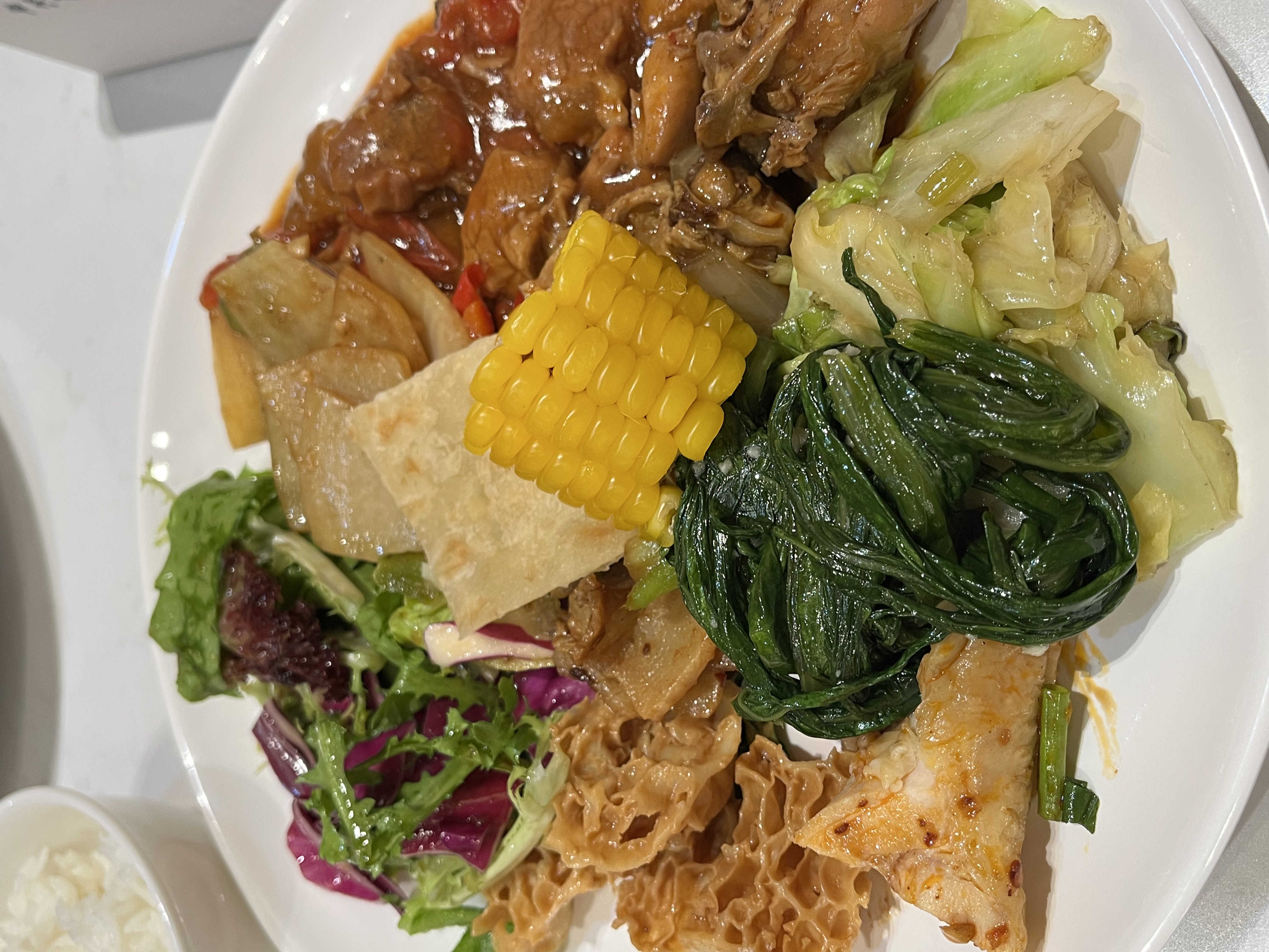 Conference buffet plate