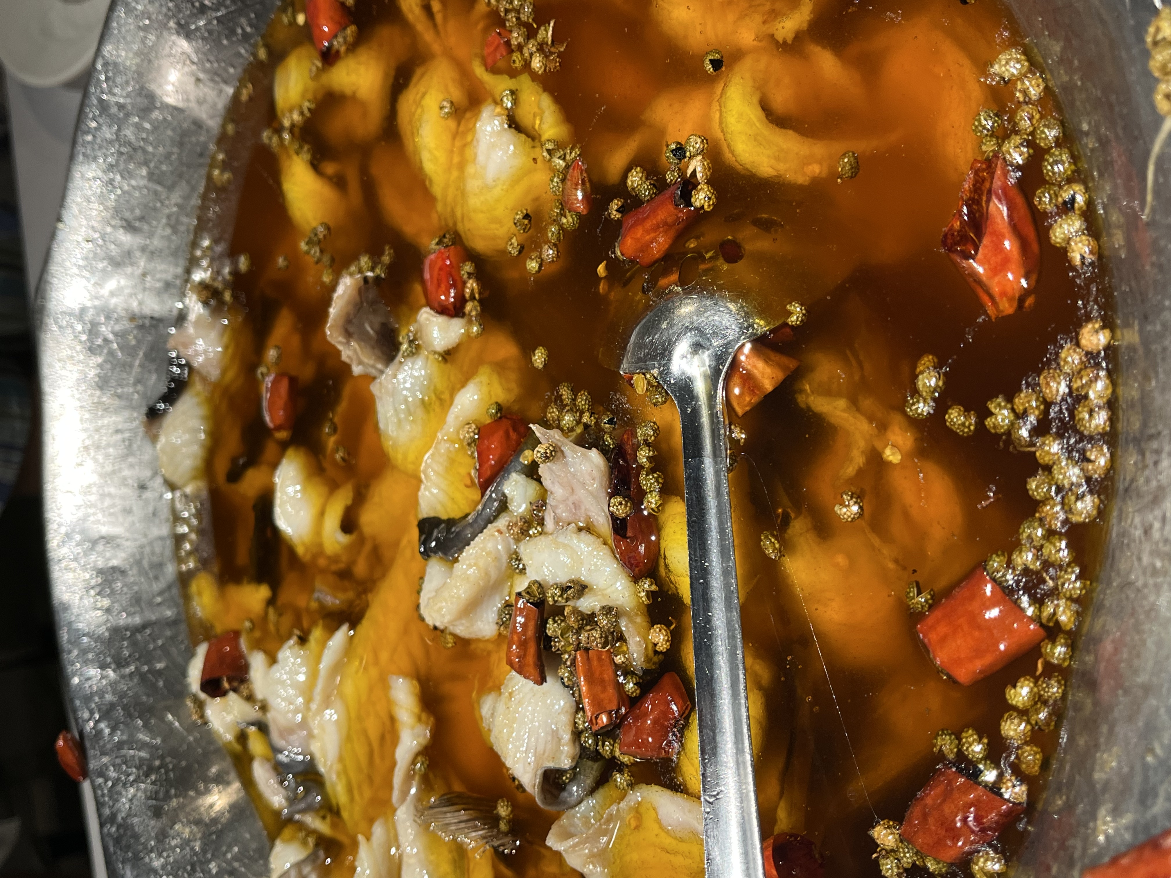 Spicy fish hotpot