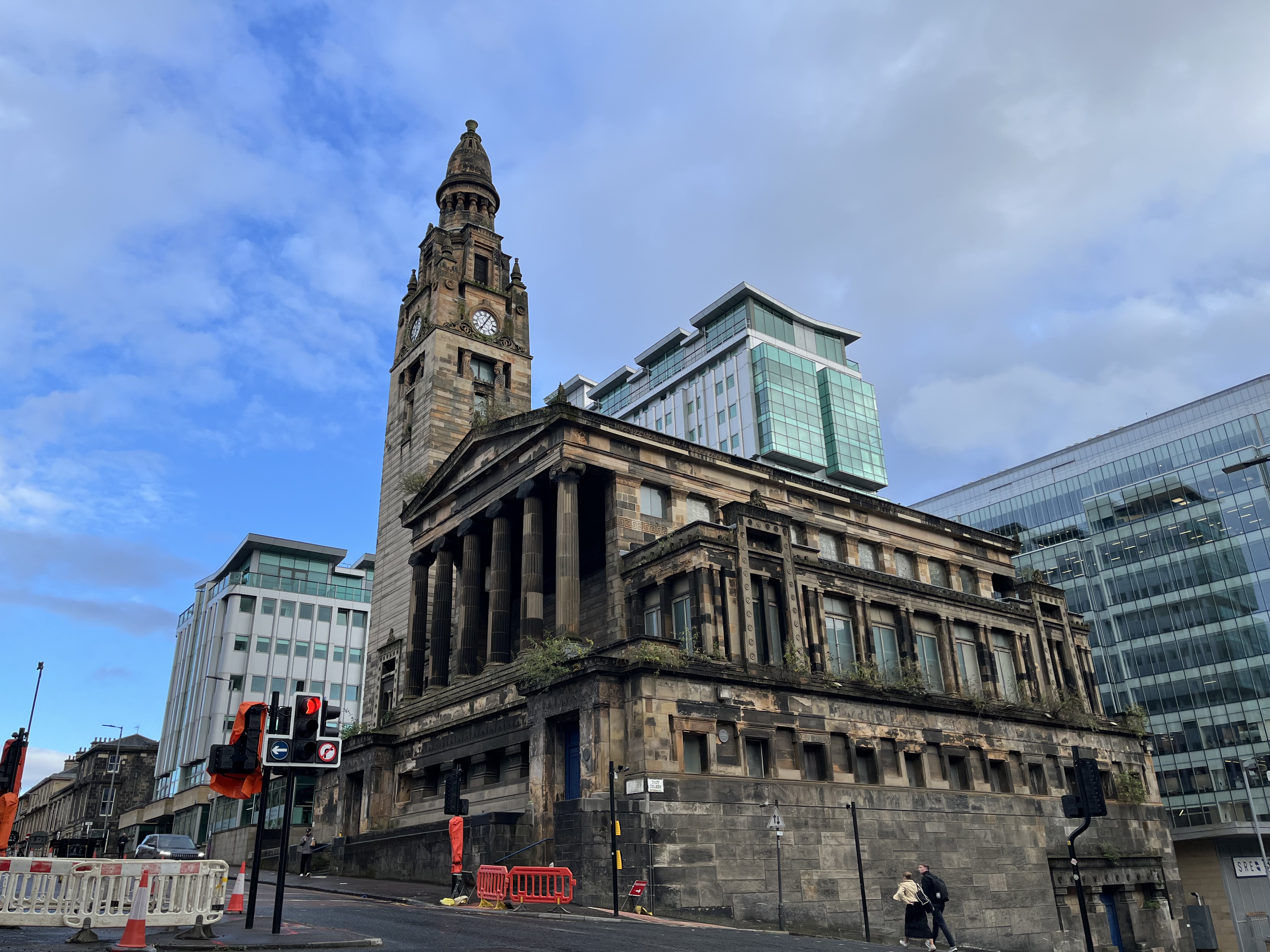 Church tower in Glasgow