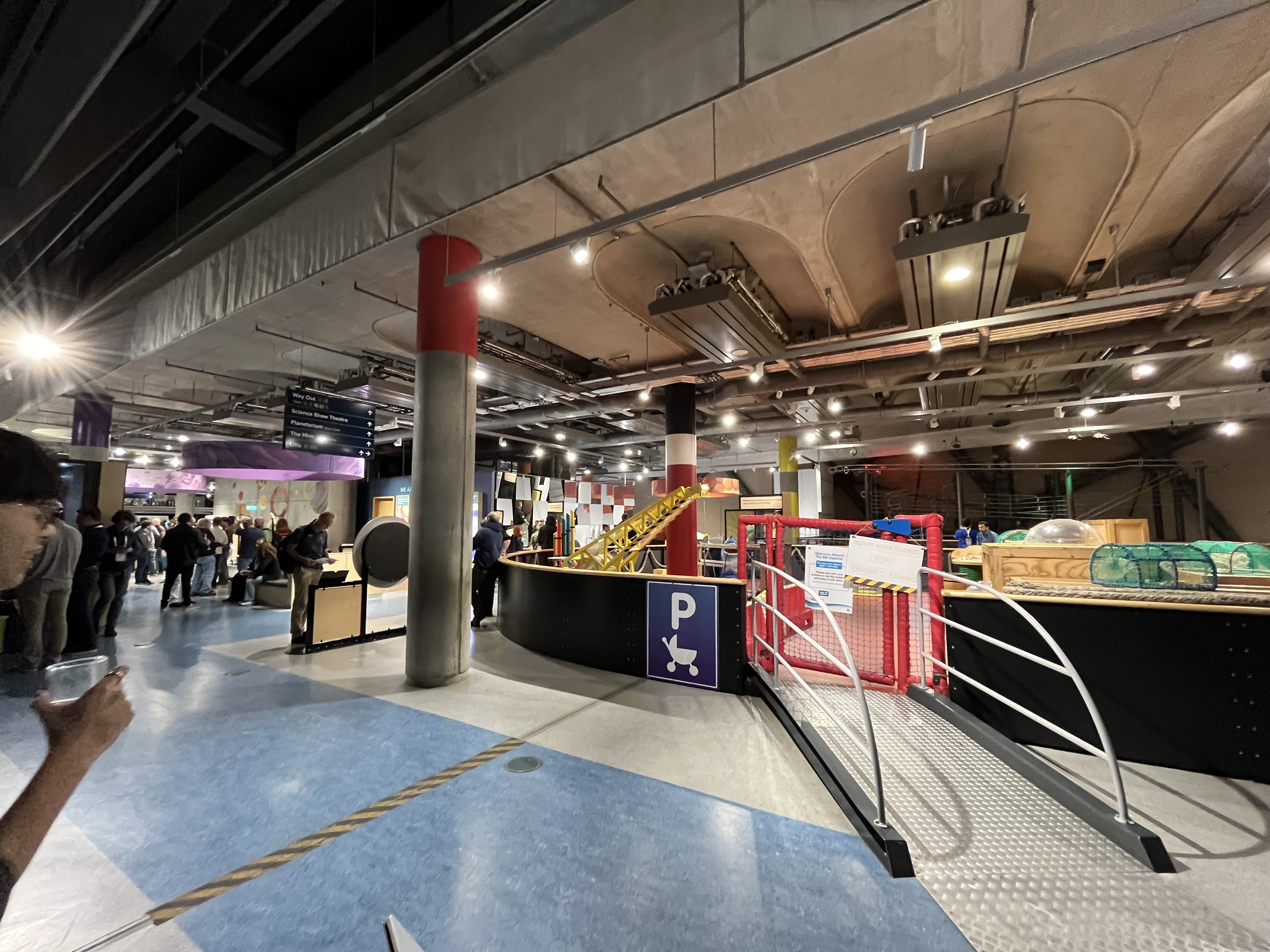 Inside the Glasgow Science Centre