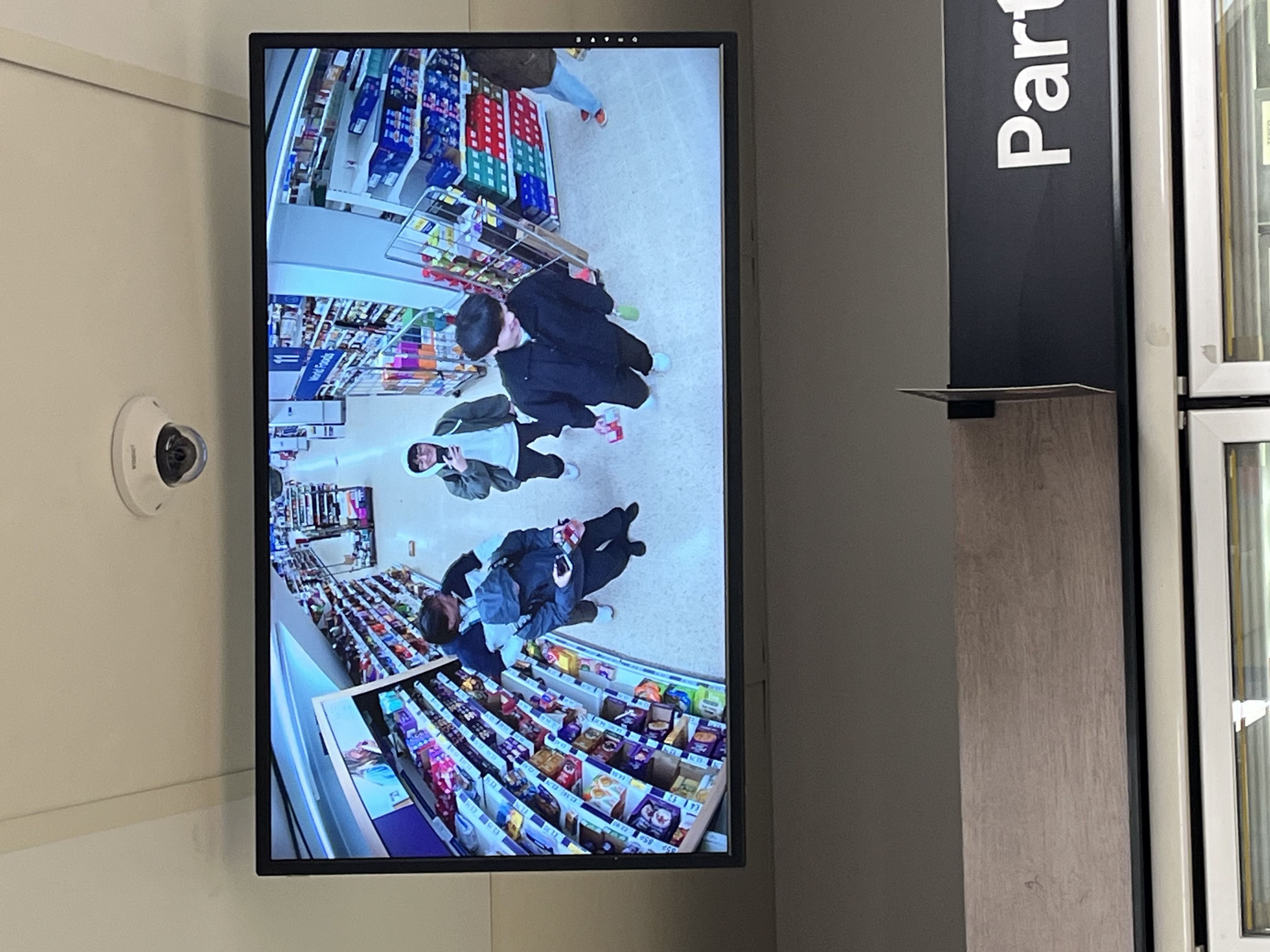 Supermarket security monitor